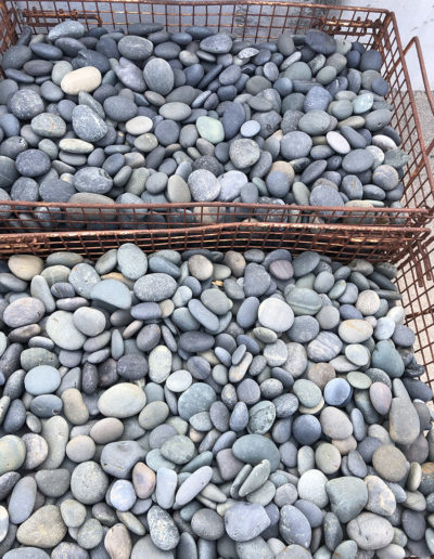 Black Beach Pebbles